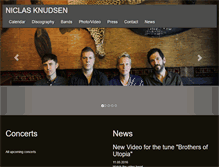 Tablet Screenshot of niclasknudsen.com